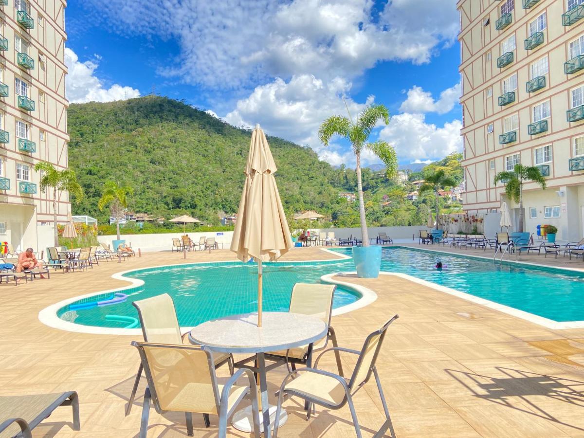 Petrópolis Flat 217 Granja Brasil - Com Piscina Em Itaipava 아파트 외부 사진