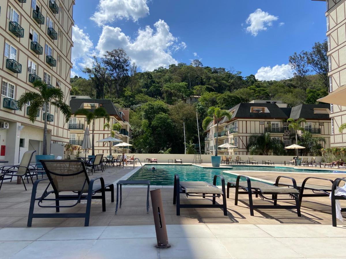 Petrópolis Flat 217 Granja Brasil - Com Piscina Em Itaipava 아파트 외부 사진